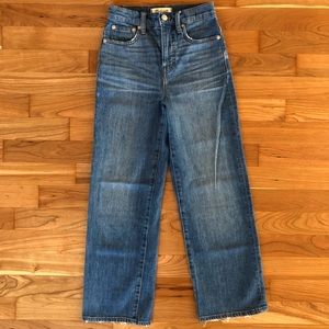 Madewell Slim Wide-Leg Crop Jeans